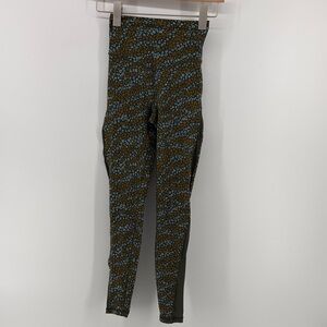 Aerie Blue and Brown Patterned Leggings